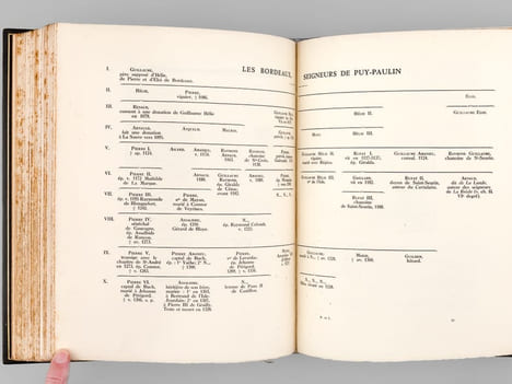 La Maison de Bordeaux et les premiers Captaux de Buch [ Edition originale - Exemplaire unique de l'auteur enrichi de 40 planches ajoutées dont 24 ...