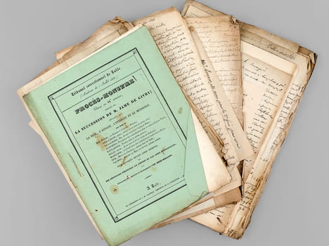 Archives relatives aux litiges suscités par la succession de Guillaume Louis Jame de Givry, ancien conseiller du Roi, maître ordinaire en sa chambre ...