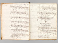 Cours de philosophie de l'abbé Jean-François de Valrivière An 1801 - 1802 [ Cours manuscrit de logique rédigé par un étudiant ]