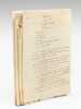 Cours manuscrit de Code civil [ Notes de cours manuscrites d'un étudiant, Léon Lemaigre-Dubreuil, Janvier 1822 ] [ On joint :] Cours de M. Duranton 16 ...