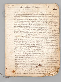 Cours manuscrit de Philosophie et notes de cours diverses dont Ode d'Anacréon et Art poétique d'Horace [ Notes de cours manuscrites d'un étudiant de Limoges et Guéret, Léon Lemaigre-Dubreuil, 1820-1821 ]  