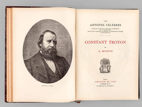 [ Recueil de 4 titres de la collection Les Artistes Célèbres : ] Corot par Emile Michel - Constant Troyon par A. Hustin - Antoine Louis Barye par ...