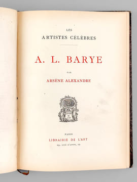 [ Recueil de 4 titres de la collection Les Artistes Célèbres : ] Corot par Emile Michel - Constant Troyon par A. Hustin - Antoine Louis Barye par ...