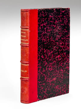 Revue historique de Bordeaux et du Département de la Gironde. Tome XI et XII Années 1918 et 1919 [ Contient notamment : ]  Sébastien Mercier à ...
