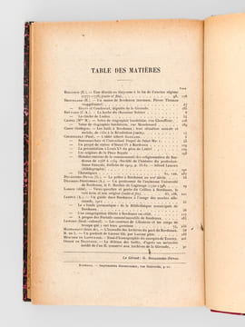 Revue historique de Bordeaux et du Département de la Gironde. Tome XI et XII Années 1918 et 1919 [ Contient notamment : ]  Sébastien Mercier à ...