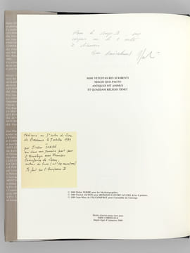 Bergers contre le ciel. Pyrénées Lescun en vallé d'Aspe [ Edition originale - Livre dédicacé par l'auteur ]. SORBE, Didier ; GUYON, Patrick