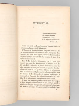 Histoire de Saint Paul de la Croix, Fondateur de l'Institut de la Sainte-Croix et Passion de Jésus-Christ [ Edition originale - Livre dédicacé par ...