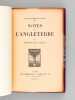 Notes sur l'Angleterre (2 Tomes - Complet). TAINE, Hippolyte ; (COLIN, Paul Emile)