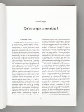 Mosaïque. Trésor de la latinité des origines à nos jours.. LAVAGNE, Henri ; BALANDA, Elisabeth de ; URIBE ECHEVERRIA, Armando