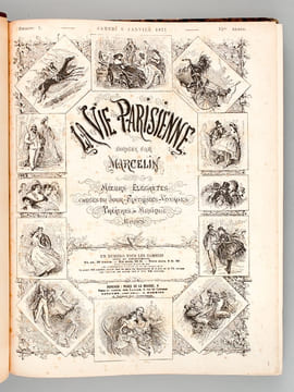 La Vie Parisienne. Année 1877. 15e Année (Du Numéro 1 du 6 janvier 1877 au 29 décembre 1877) Moeurs élégantes - Choses du Jour - Fantaisies - Voyages ...
