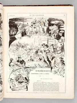 La Vie Parisienne. Année 1877. 15e Année (Du Numéro 1 du 6 janvier 1877 au 29 décembre 1877) Moeurs élégantes - Choses du Jour - Fantaisies - Voyages ...