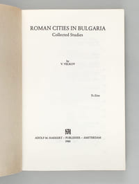 Roman cities in Bulgaria. Collected Studies