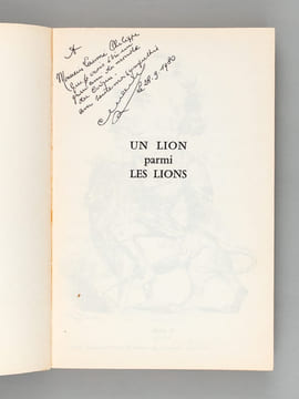 Un lion parmi les lions, ou La vie aventureuse et passionnée du dompteur Bidel.. RANCY, Albert