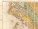 Saintes.  Carte topographique de l'Etat-Major. Carte géologique détaillée. Collectif ; GILLARD ; CAILLEUX ; RAGUIN, E.