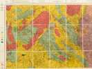 Limoges.  Carte topographique de l'Etat-Major. Carte géologique détaillée. Collectif ; MOURET ; GANDILLOT ; RAGUIN, E. ; GRANDJEAN, F.