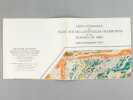 Carte géologique du Flanc Sud de l'Anti-Atlas occidental et des Plaines du Dra. Akka - Tafagount - Tata. CHOUBERT, Georges ; ENNADIFI, Youssef