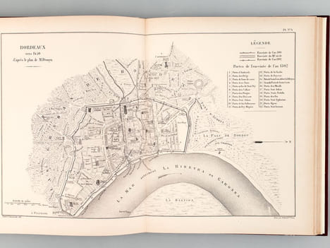 Bordeaux. Aperçu Historique. Sol, Population, Industrie, Commerce. Administration. Album. (4 Volumes - Complet) Tomes 1, 2, 3 et Album [ Edition ...
