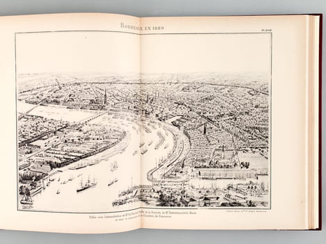 Bordeaux. Aperçu Historique. Sol, Population, Industrie, Commerce. Administration. Album. (4 Volumes - Complet) Tomes 1, 2, 3 et Album [ Edition ...