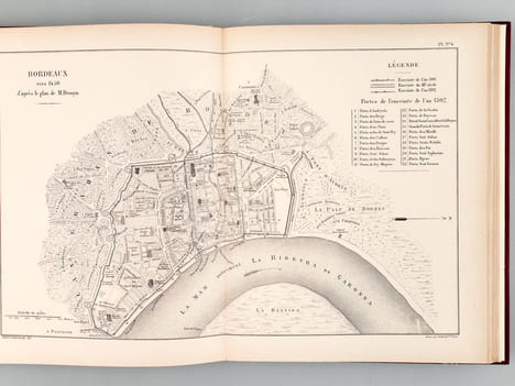Bordeaux. Aperçu Historique. Sol, Population, Industrie, Commerce. Administration. Album. (4 Volumes - Complet) Tomes 1, 2, 3 et Album [ Edition ...