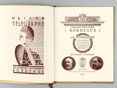 La Tétralogie (L'Or du Rhin - La Walkyrie - Siegfried - Le Crépuscule des Dieux). Grand-Théâtre de Bordeaux. 1935. Collectif ; LE TANNEUR, Jacques ; ...