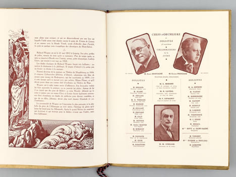 La Tétralogie (L'Or du Rhin - La Walkyrie - Siegfried - Le Crépuscule des Dieux). Grand-Théâtre de Bordeaux. 1935. Collectif ; LE TANNEUR, Jacques ; ...