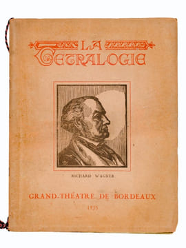 La Tétralogie (L'Or du Rhin - La Walkyrie - Siegfried - Le Crépuscule des Dieux). Grand-Théâtre de Bordeaux. 1935. Collectif ; LE TANNEUR, Jacques ; ...