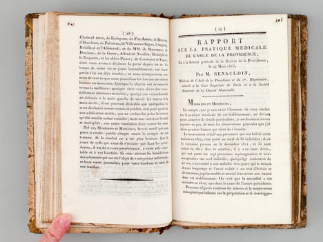 [Recueil de 7 titres : ] Comptes des Recettes et Dépenses de l'Asile et de la Société de la Providence pour l'année 1811 [ Suivi de : ] Comptes des ...