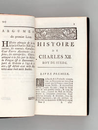 Histoire de Charles XII Roy de Suède (2 Tomes - Complet)