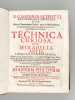 Technica Curiosa, sive Mirabilia Artis, Libris XII comprehensa [ First Edition ] Quibus varia Experimenta, variaque Technasmata Pneumatica, ...