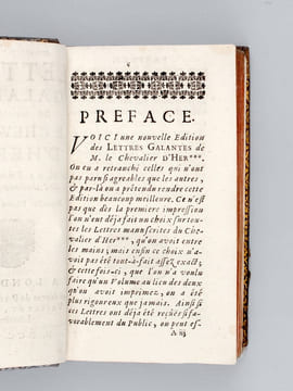 Oeuvres diverses de M. de Fontenelle. Tome Second : Les Lettres Galantes de M. le Chevalier d'Her*** ; Les Poésies Pastorales avec un Traité sur la ...
