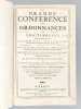 La Grande Conférence des Ordonnances et Edicts Royaux (Tome Premier) Premierement distribuée en XII Livres à l'Imitation et selon l'ordre & la ...