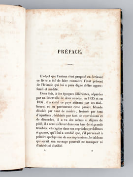 L'Irlande sociale, politique et religieuse (2 Tomes - Complet) [ Livre dédicacé par l'auteur ]. BEAUMONT, Gustave de
