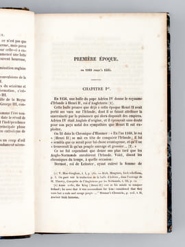 L'Irlande sociale, politique et religieuse (2 Tomes - Complet) [ Livre dédicacé par l'auteur ]. BEAUMONT, Gustave de