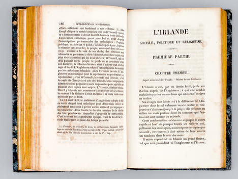 L'Irlande sociale, politique et religieuse (2 Tomes - Complet) [ Livre dédicacé par l'auteur ]. BEAUMONT, Gustave de