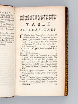Le Livre de S. Augustin De l'Esprit et de la Lettre. Traduit en François sur l'Edition des Pères Bénédictins de la Congrégation de S. Maur, par M. Du ...