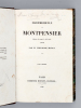 Mademoiselle de Montpensier. Histoire du temps de la Fronde (1652) (2 Tomes - Complet) [ Edition originale ]. MURET, Théodore