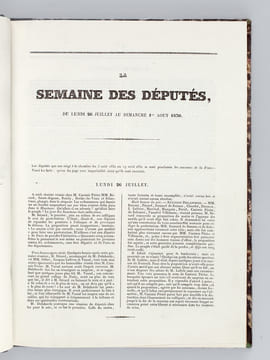 Aide-toi, le Ciel t'aidera. Notes et jugemens sur la Chambre de 1830 [ Edition originale ]. Collectif ; LA SOCIETE : [ Société Aide-toi, le Ciel ...
