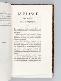 La France sous le règne de la Convention