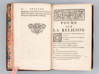 La Religion, Poëme avec un Discours pour disposer les déistes à l'Examen de la Vérité. Et quelques autres Ouvrages de Poësie [ Edition originale ]