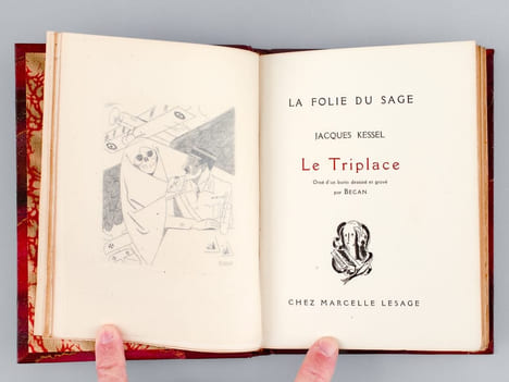 Le Triplace. La folie du sage. [ Edition originale ]. KESSEL, Jacques ; [ KESSEL, Joseph ; BECAN ; KAHN, Bernhard ]