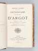 Dictionnaire historique d'argot [ Suivi de : ] Supplément aux neuvième et dixième éditions du Dictionnaire d'Argot avec une Introduction substantielle ...