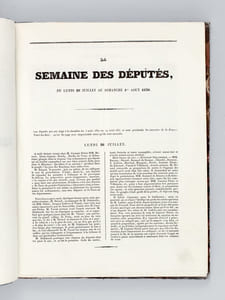 Aide-toi, le Ciel t'aidera. Notes et jugemens sur la Chambre de 1830 [ Edition originale ]