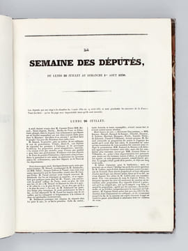 Aide-toi, le Ciel t'aidera. Notes et jugemens sur la Chambre de 1830 [ Edition originale ]. Collectif ; LA SOCIETE : [ Société Aide-toi, le Ciel ...