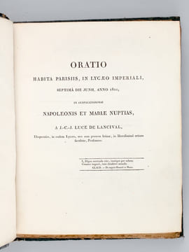 [ Recueil de 12 discours dont 8 Discours et Palmarès aux Prix du Concours Général, Discours latins, pour les années 1790, 1810, 1811, 1812, 1814, ...