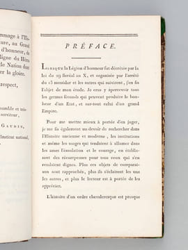 [ Recueil de 3 ouvrages: ] Recherches et Considérations Politiques sur les Récompenses Nationales, les Anciens Ordres de Chevalerie et la Légion ...
