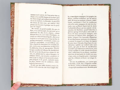 La Seine au Roi, Réclamation contre le Projet extraordinaire de faire servir de l'Eau du Jourdain au Baptême de S.A.R. le Duc de Bordeaux [ Edition originale ]