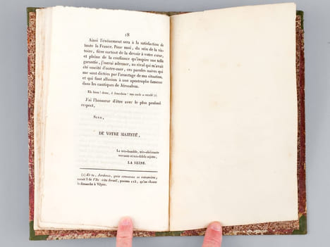 La Seine au Roi, Réclamation contre le Projet extraordinaire de faire servir de l'Eau du Jourdain au Baptême de S.A.R. le Duc de Bordeaux [ Edition ...