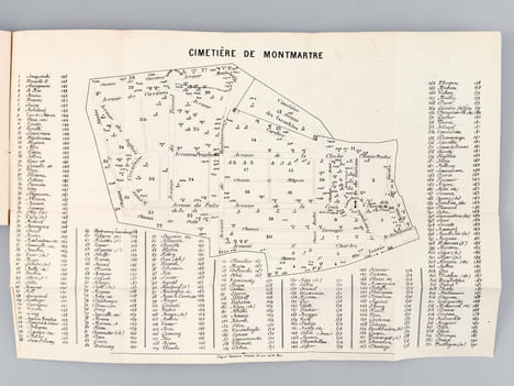 Les Cimetières de Paris. Guide topographique, historique, biographique, artistique, avec Trois Plans [ Edition originale ] Guide dans les Cimetières ...