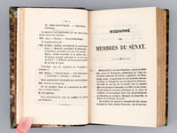Les Grands Corps Politiques de l'Etat. Biographie complète des membres du Sénat, du Conseil d'Etat et du Corps Législatif [ Edition originale ]