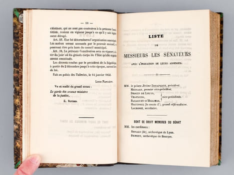 Les Grands Corps Politiques de l'Etat. Biographie complète des membres du Sénat, du Conseil d'Etat et du Corps Législatif [ Edition originale ]. Un ...